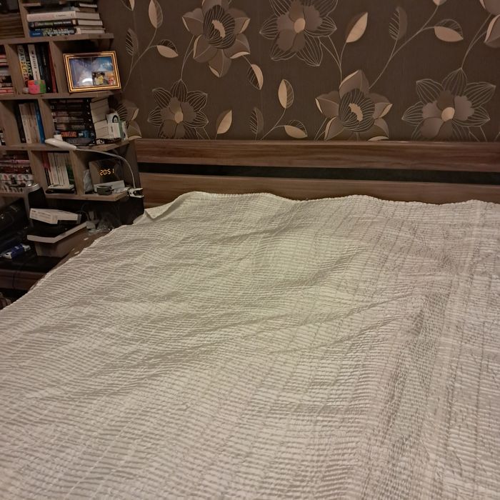 Duża, pikowana kapa na łóżko