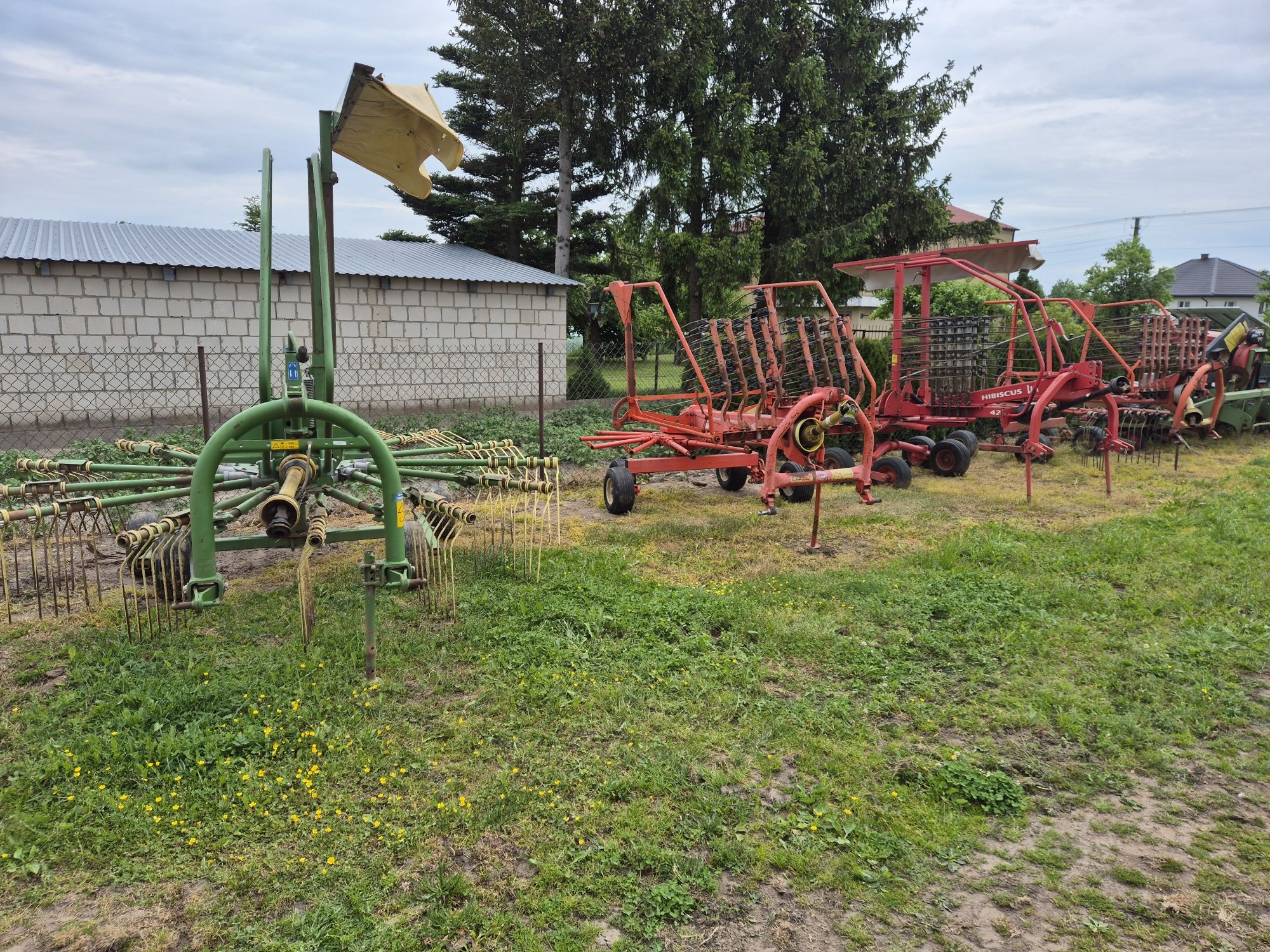 Zgrabiarka Claas Pottinger Kuhn Lely Krone swadro