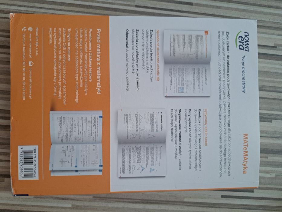 Matematyka 1 zbiór zadań, zakres podstawowy i rozszerzony