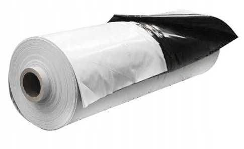 Folia kiszonkarska 10x33 czarno-biała folia pryzmowa MOCNA