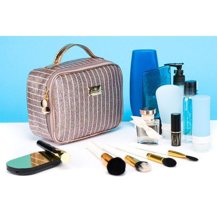 pojemna kosmetyczka damska na suwak - peterson