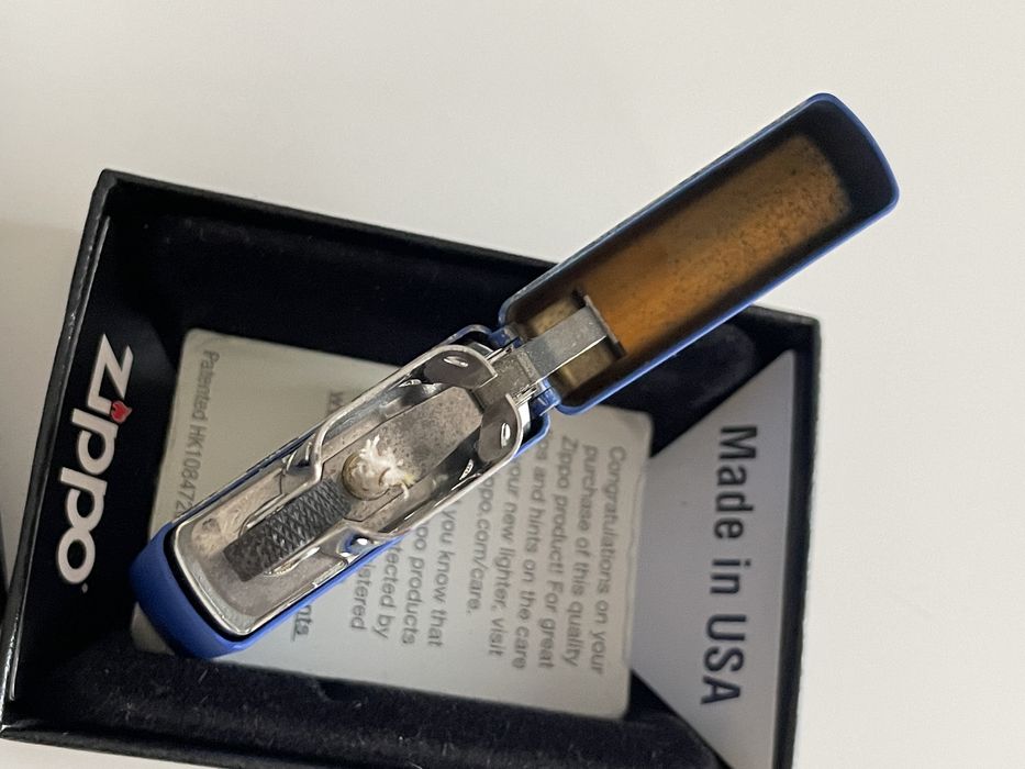 Zapalniczka Zippo 2017, Origin of Flight, lotnicza, Blue Matte