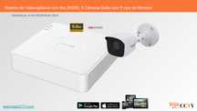 Videovigilância com fios (RG59) 8 Câmaras Tubular 5 mpx, Hikvision