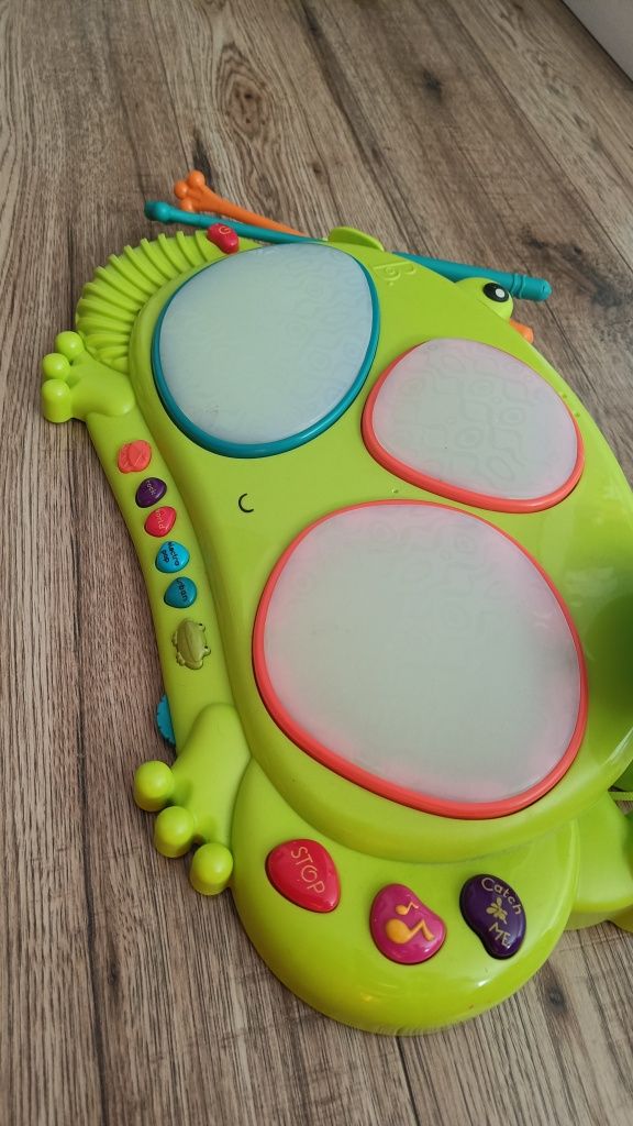 Perkusja dla Dzieci Żaba Ribbit-tat-tat Fat Brain toys