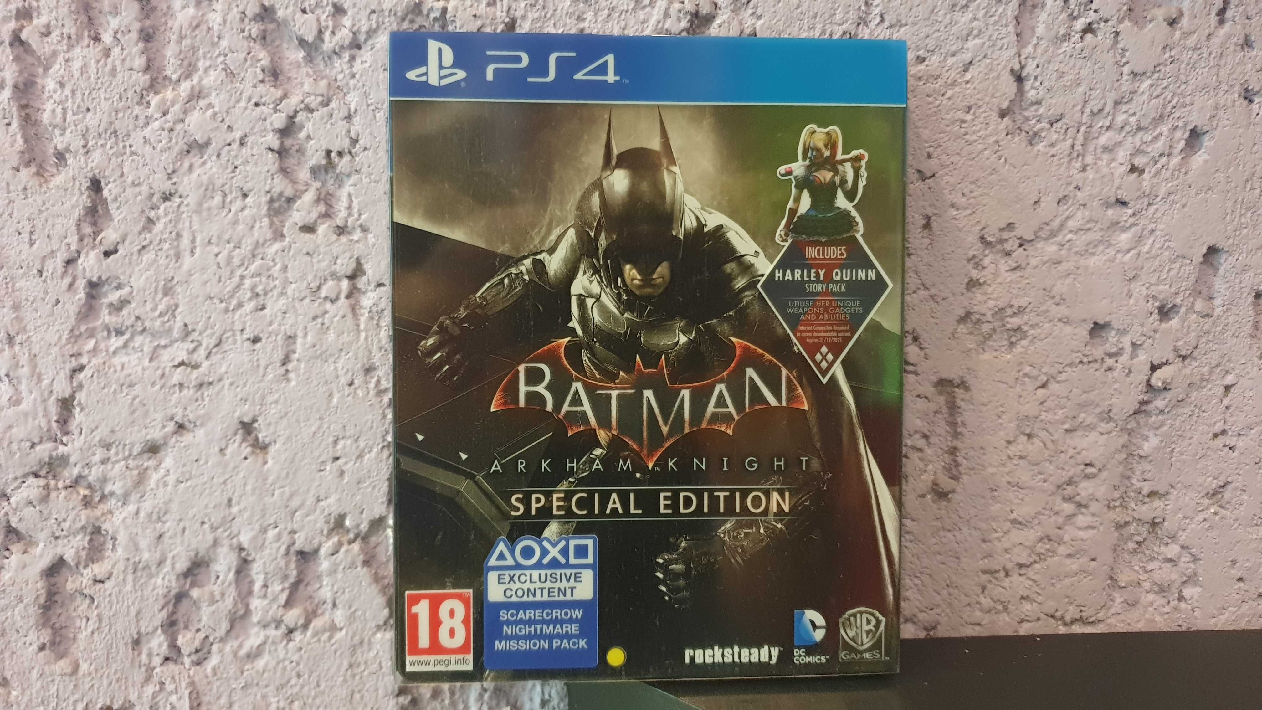 Batman Arkham Knight Special Edition + DLC / PS4 / PL / Steelbook