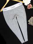 G46 bawełniane legginsy Calvin Klein szare leginsy wysoki stan  M 38