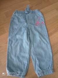 Sprzedam śliczne spodnie jeansowe ocieplane rozmiar 92