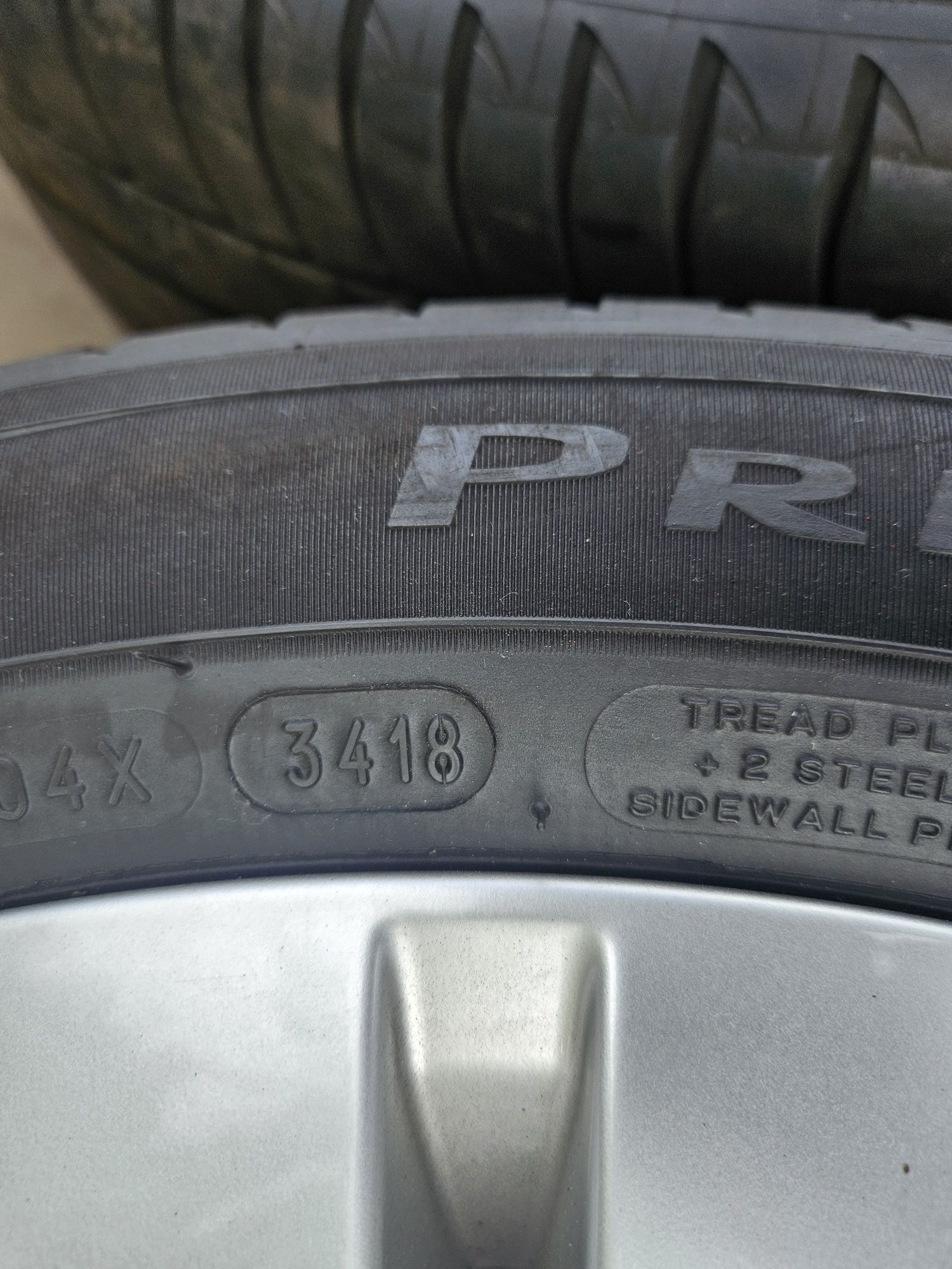 Opony letnie 215/50/18 Michelin Primacy 3, 2018r bieżnik 6mm-5mm