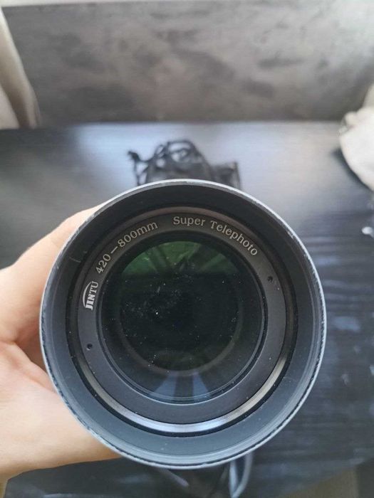 Телеоб'єктив JinTu Super Telephoto Zoom Lens 420-800mm f/8.3-16