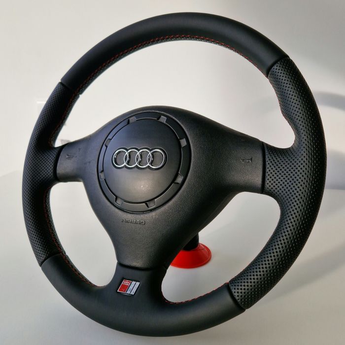 Kierownica audi s3 a3 8l trójramienna nowa skóra
