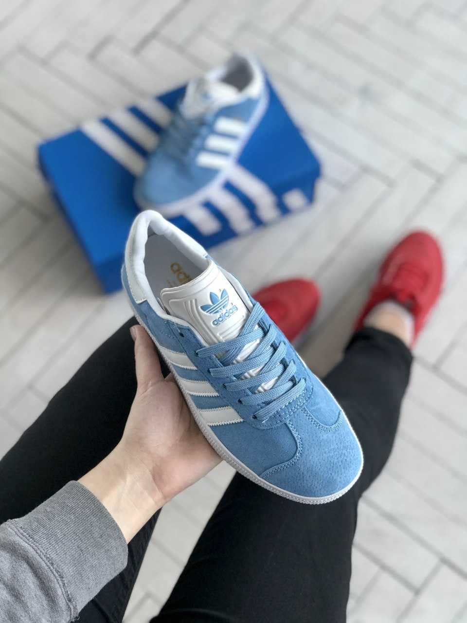 Кроссовки Adidas Gazelle женские Адидас Иники жіночі Adidas Samba замш