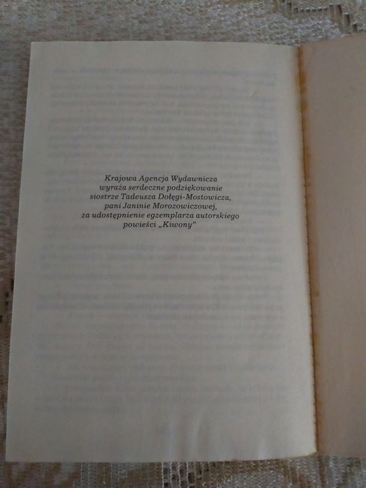 Kiwony - T. Dołęga Mostowicz