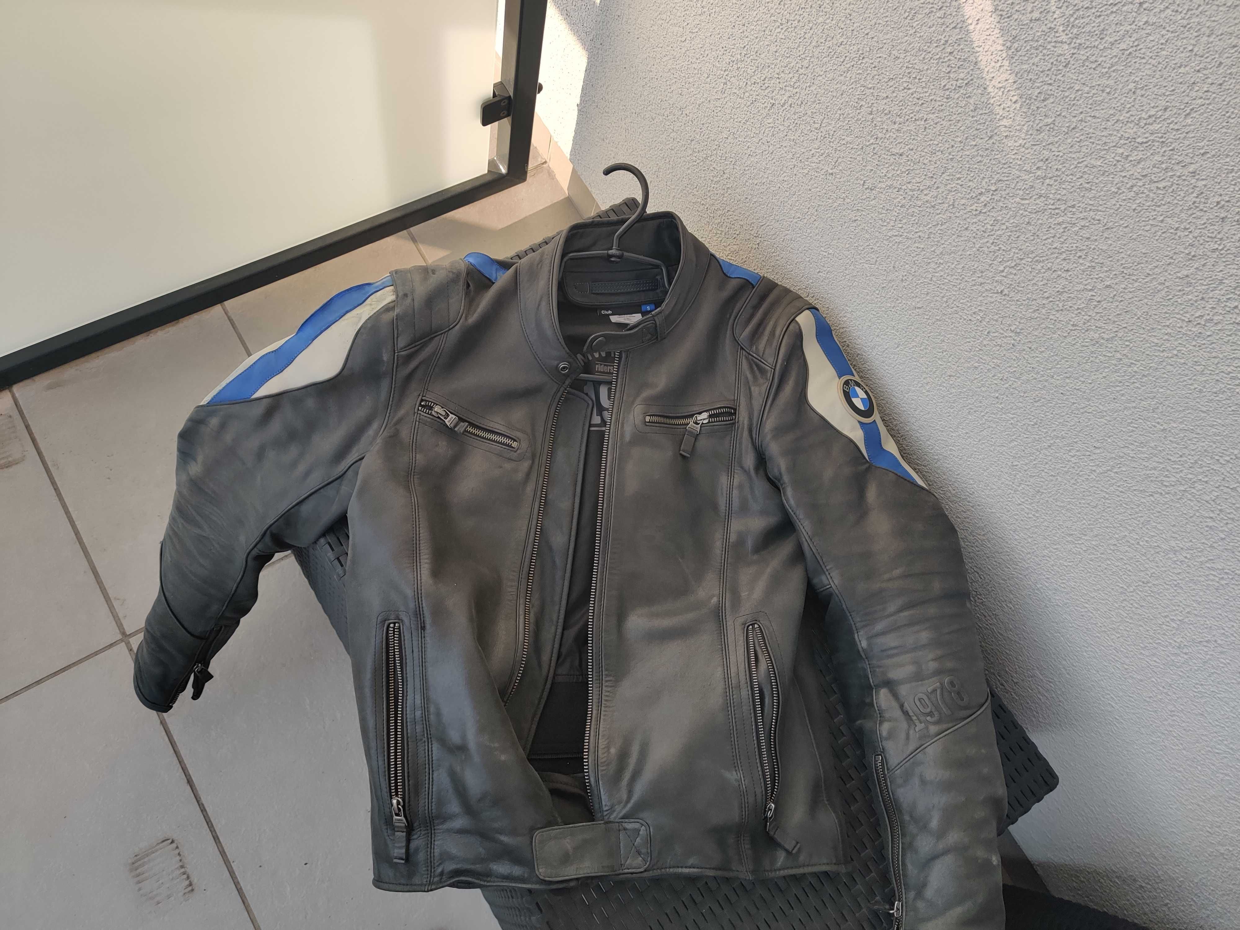 Męska skórzana kurtka motocyklowa BMW Club rozmiar S