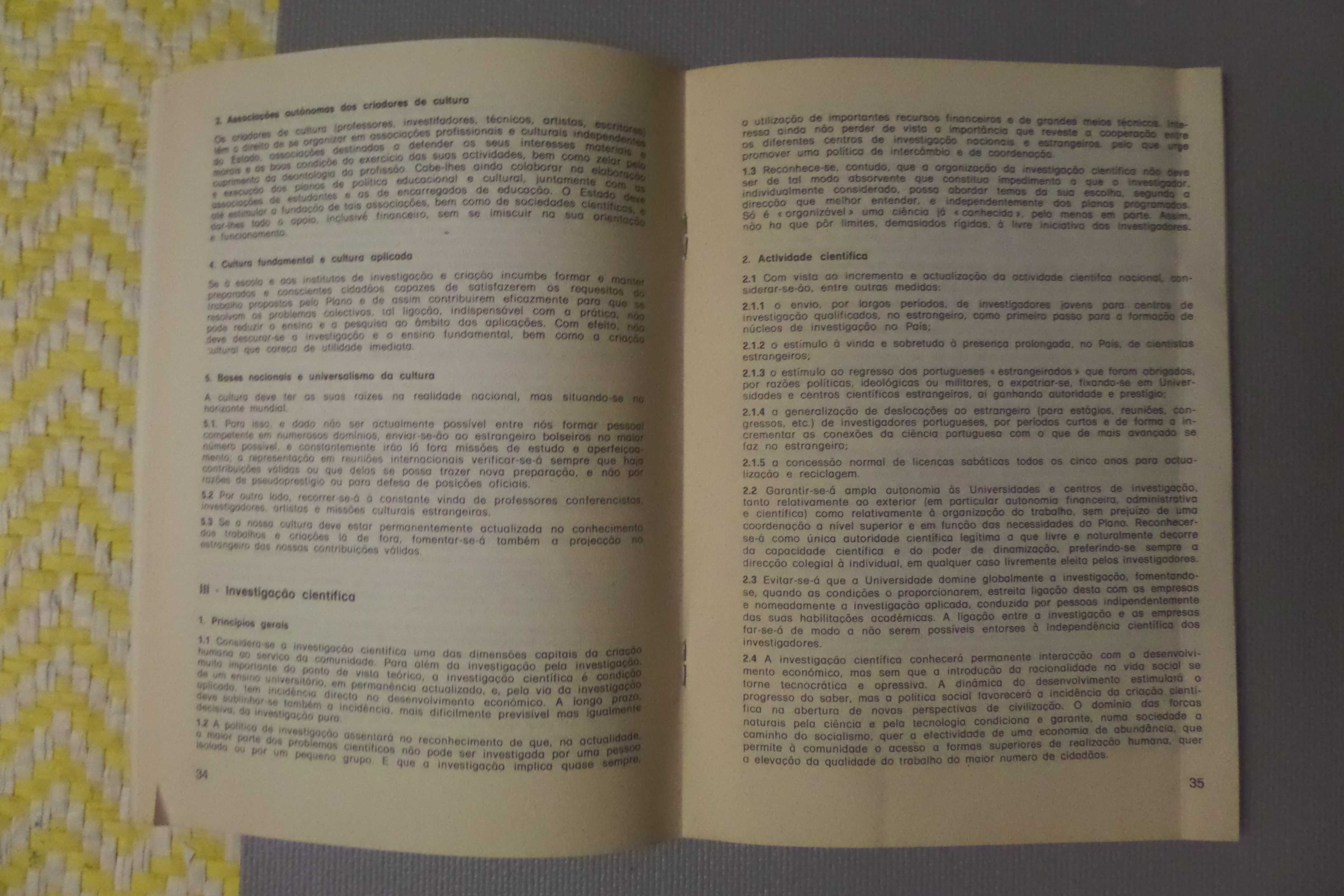 Declaraçao de Principios e Programa do Partido Socialista - 1973