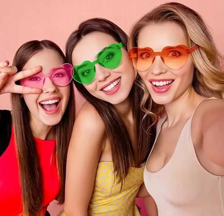 Okulary SERCA party zestaw 6 sztuk Fotobudka