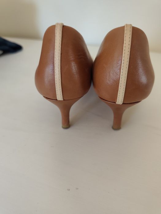 Sapatos pele Massimo Dutti