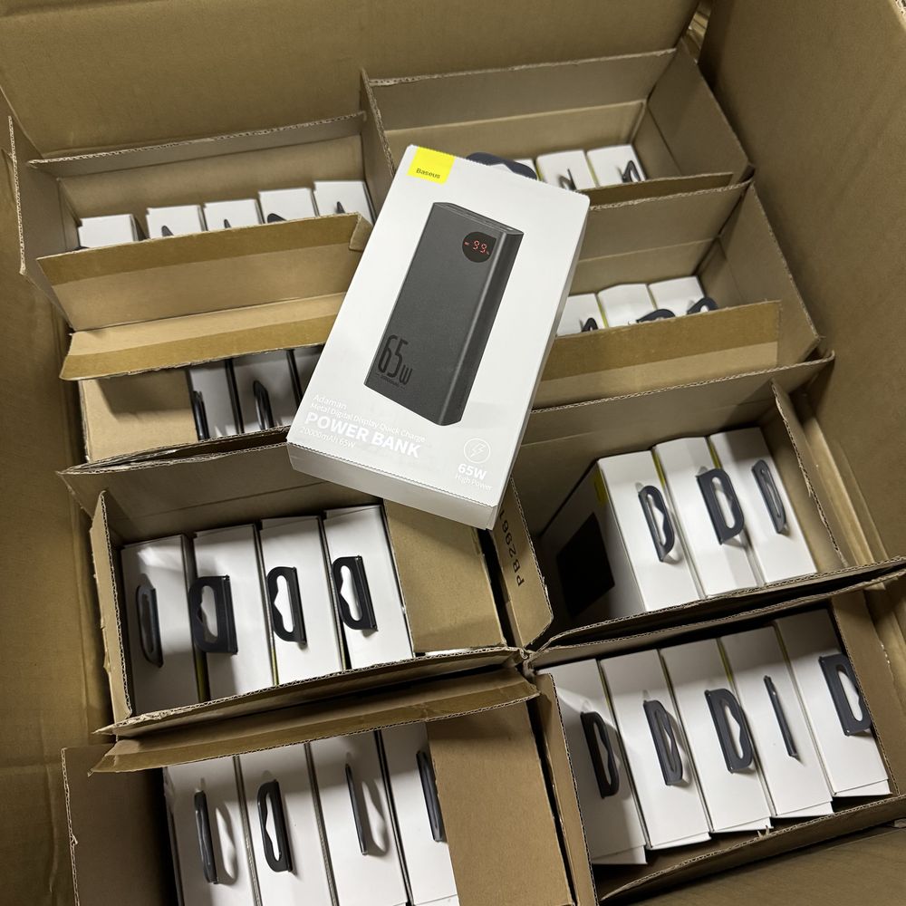 Опт Baseus Powerbank Adaman 65W 20000mAh Quick Charge Чорний