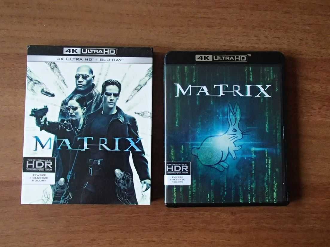 Matrix Bluray Blu-ray + Blu-ray Ultra HD 4k Polskie wydanie  -3 płyty