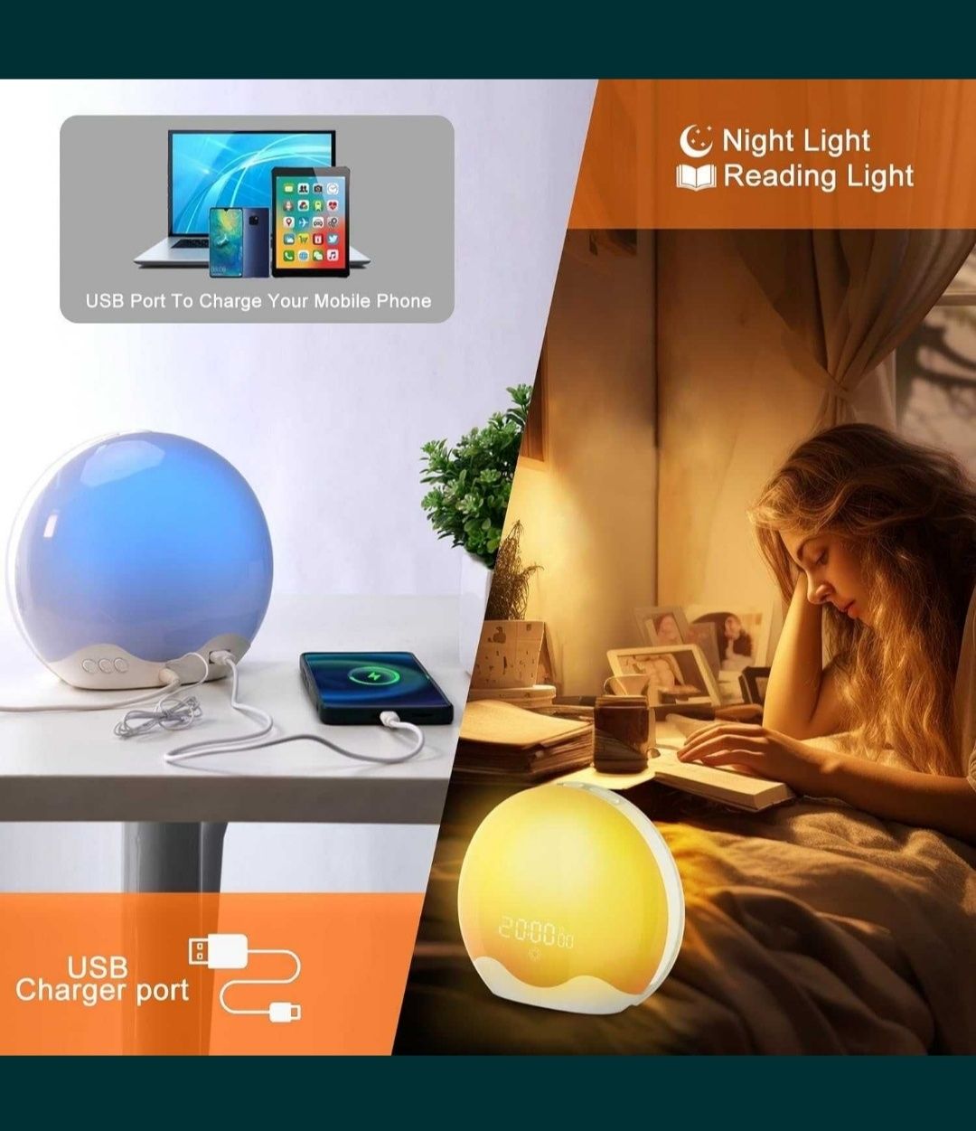 Radio Budzik Bluetooth Multi-Function Wake-up