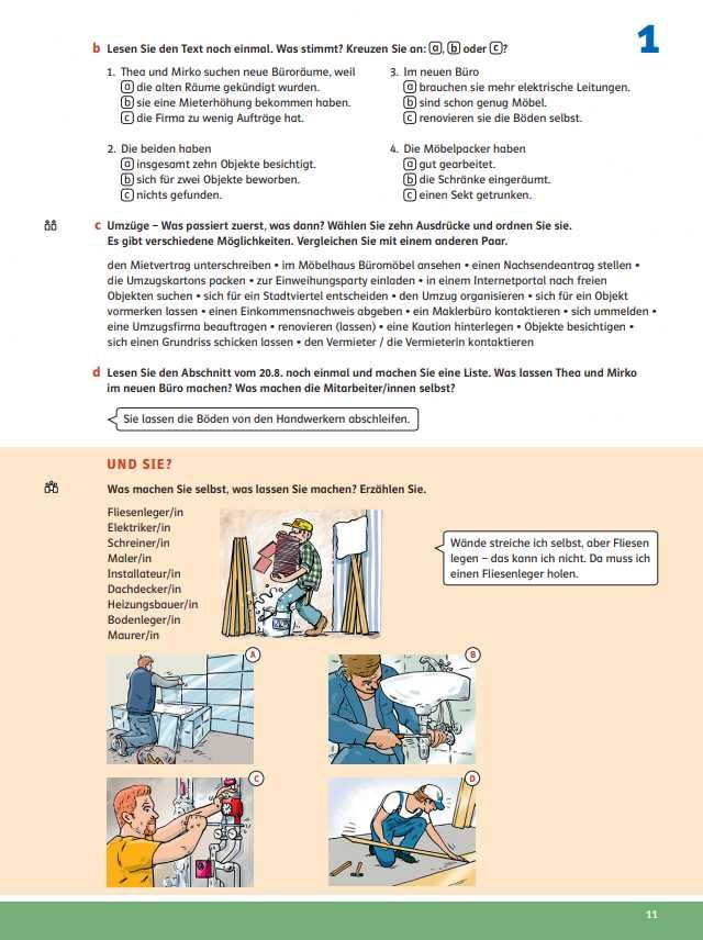 Linie 1 Beruf B1-B2, B2