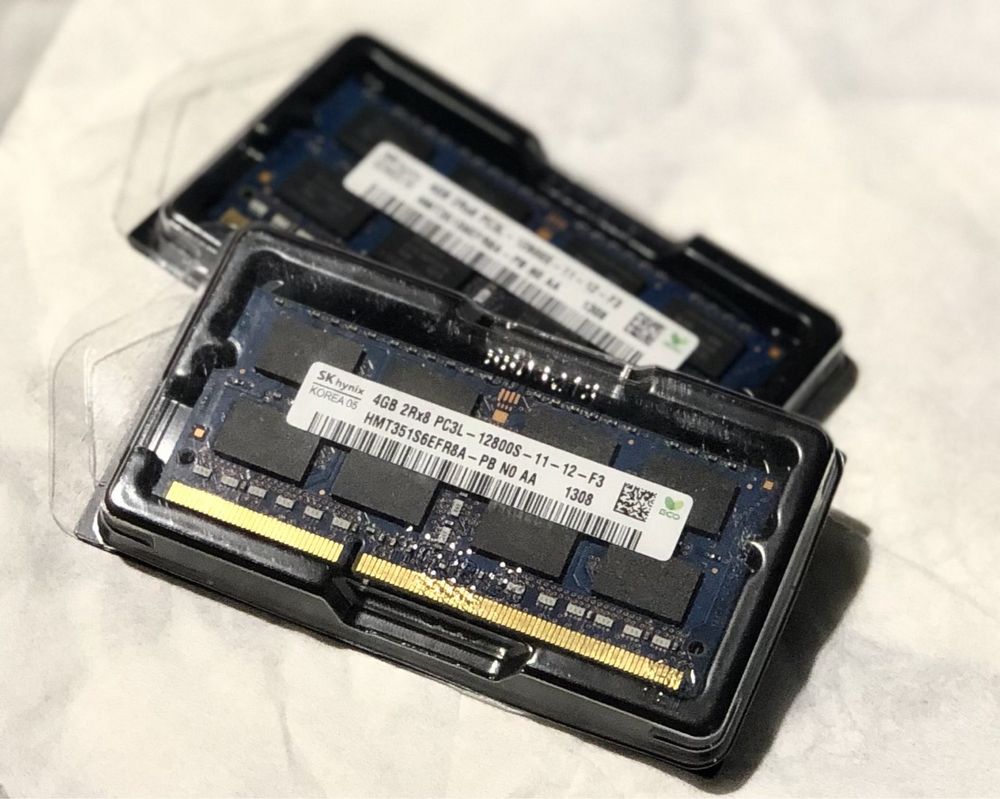 Ноутбучная оперативная память SK hynix 4GB 2Rx8 PC3L - 12800S