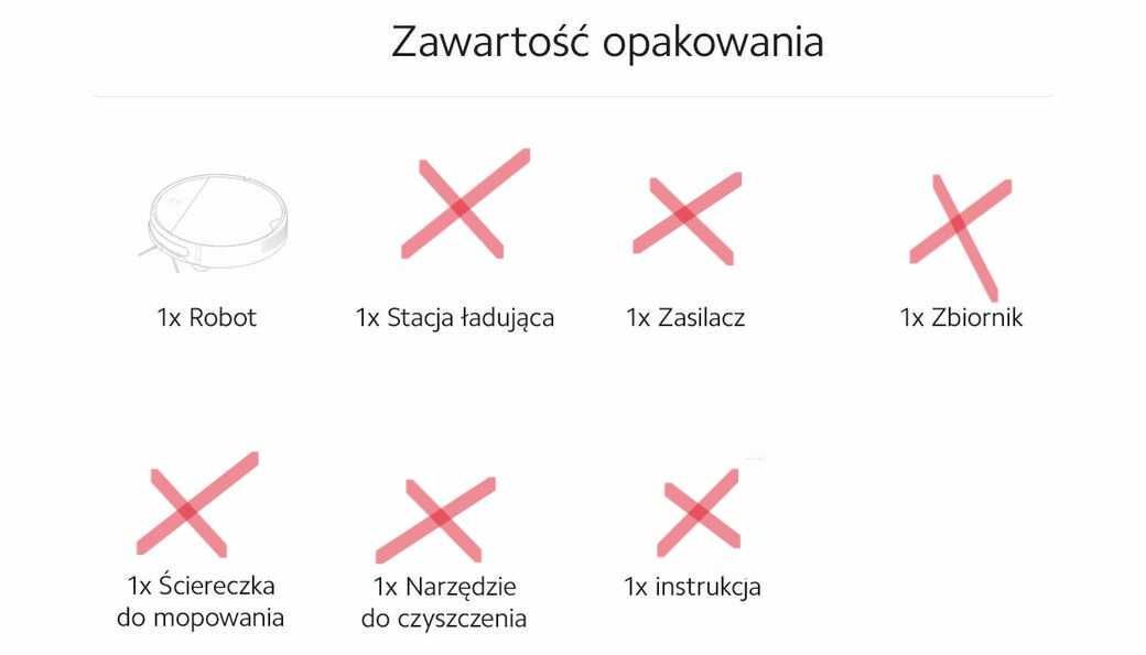 Robot odkurzający i mopujący Mi Vacuum-Mop Essential Model MJSTG1