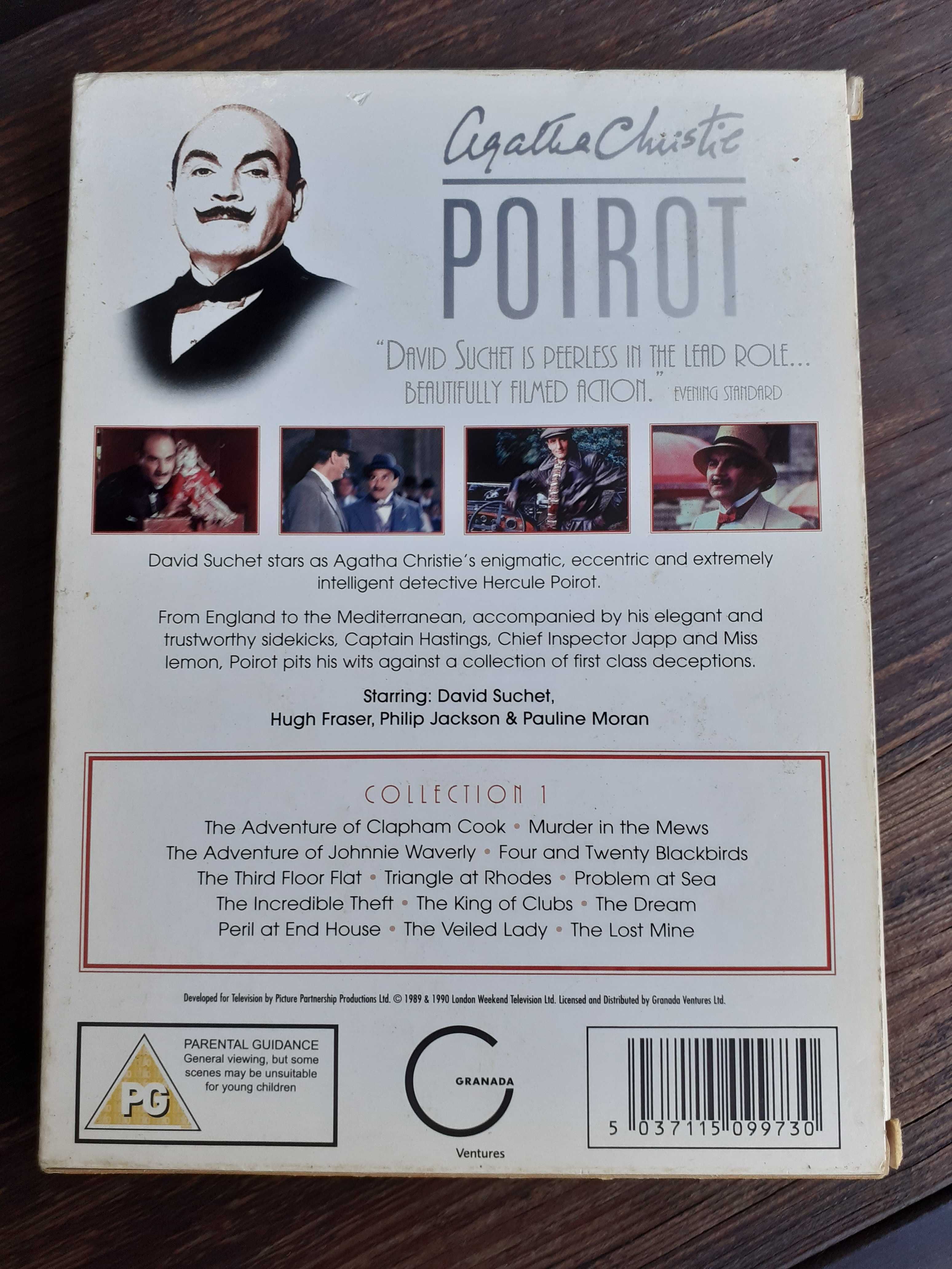 DVD – Poirot de Agatha Christie ( 4 DVDs) (ORIGINAL)