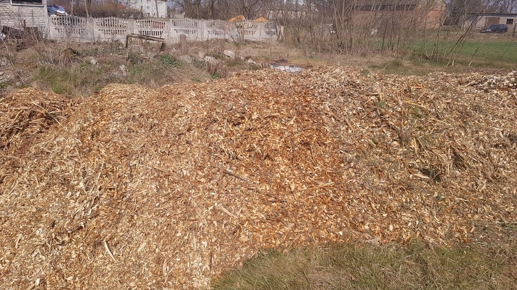 Zrębki iglaste i liściaste mieszane , zrębki pod krzewy,