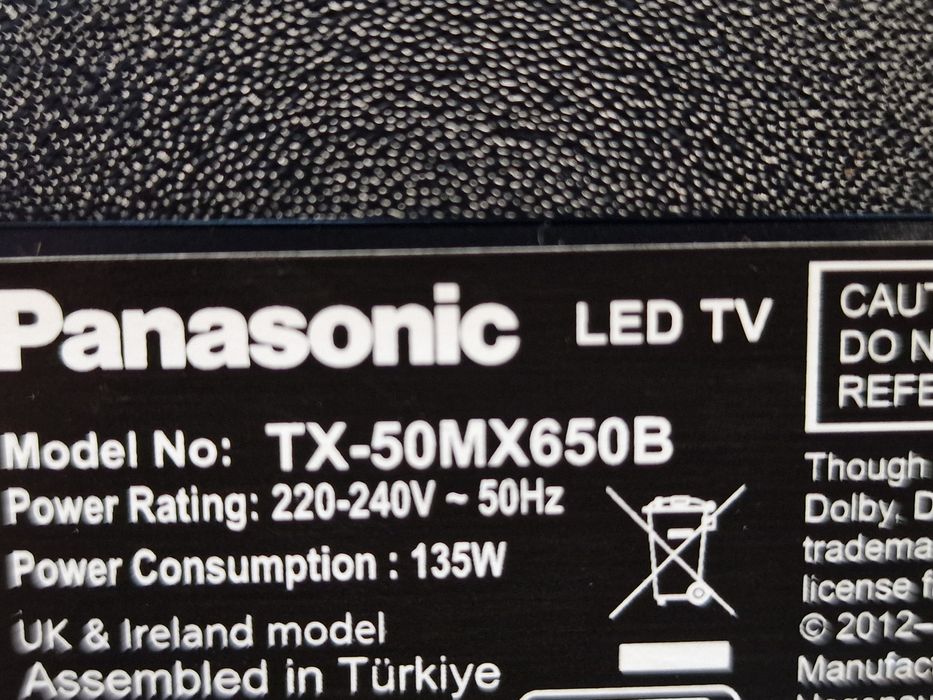 NOWY Panasonic 50cali 4K UHD Android HDMI 2.1 DVB-T2 telewizor