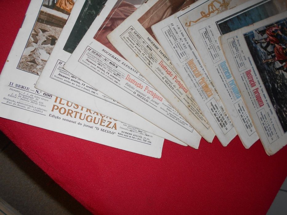 31 revistas da Ilustração Portugueza (1910-16), RARAS.