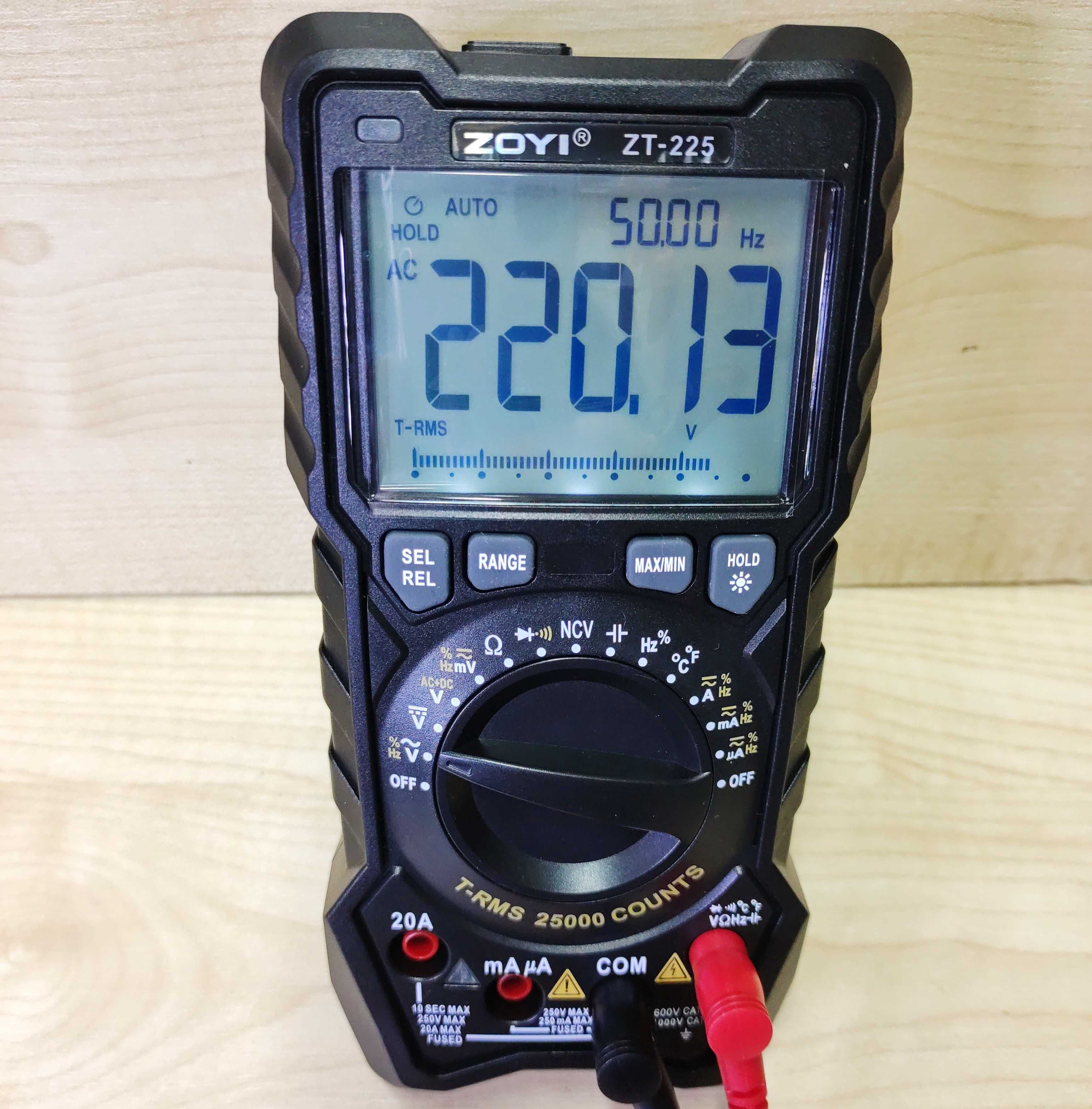 ZOYI-ZT225 Професійний високоточний універсальний True RMS мультиметр.