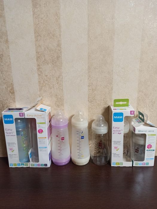 Бутылочки Anti-Colic MAM/Comotomo/соски/пустушки