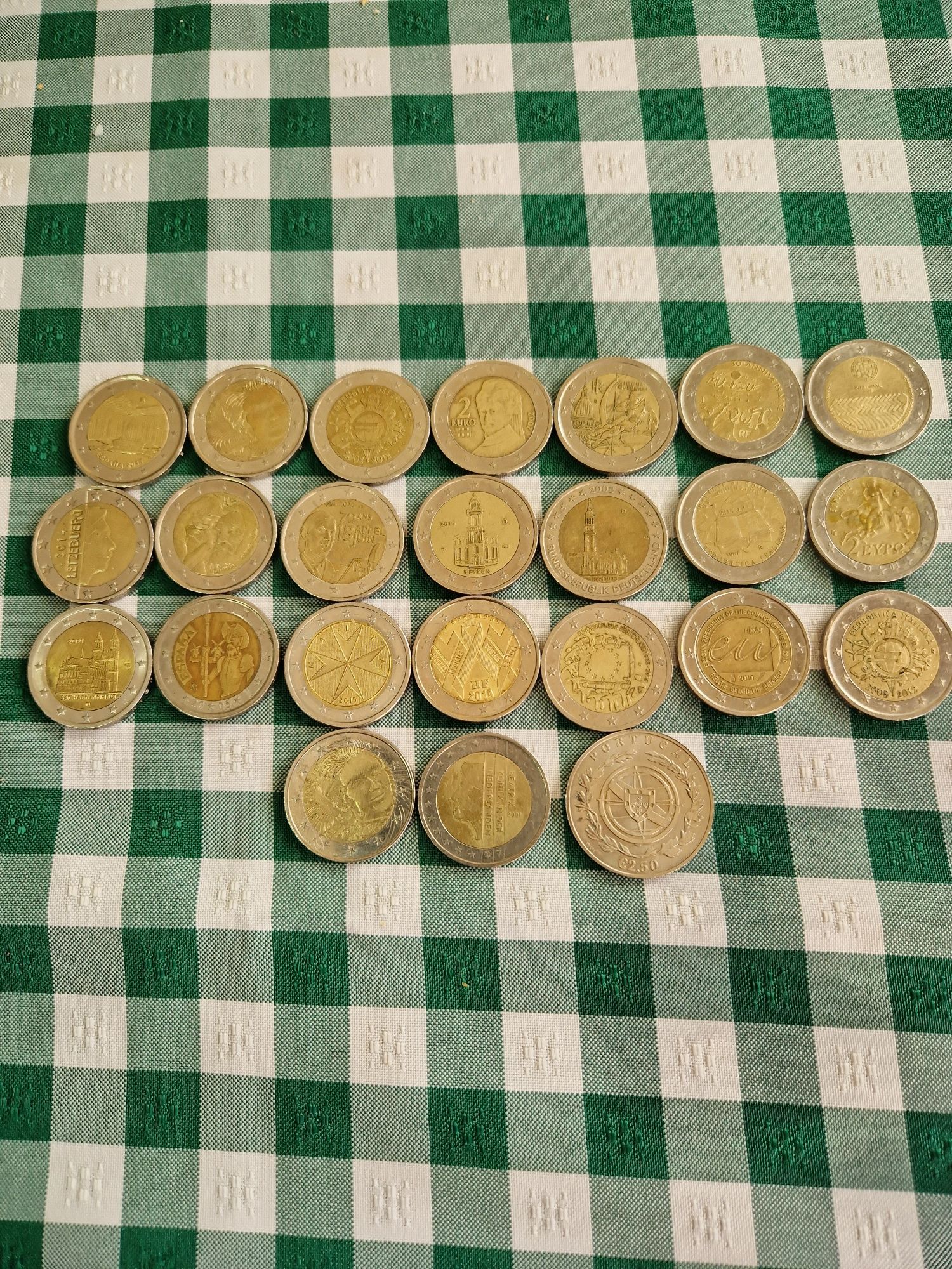 Moedas raras de 2 euros