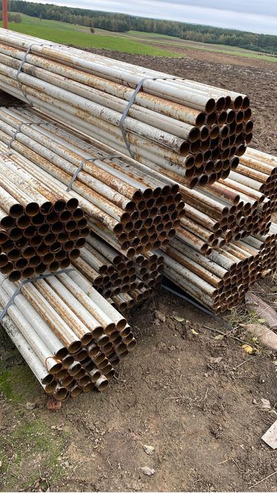 Rury stalowe fi 57x2.5mm wygrody ogrodzenia słupy wiaty