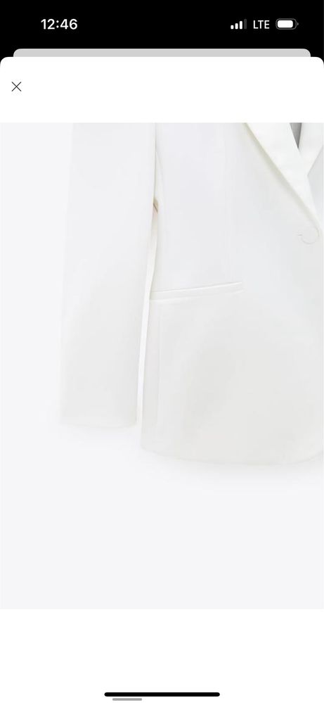 Трендовий приталений піджак zara