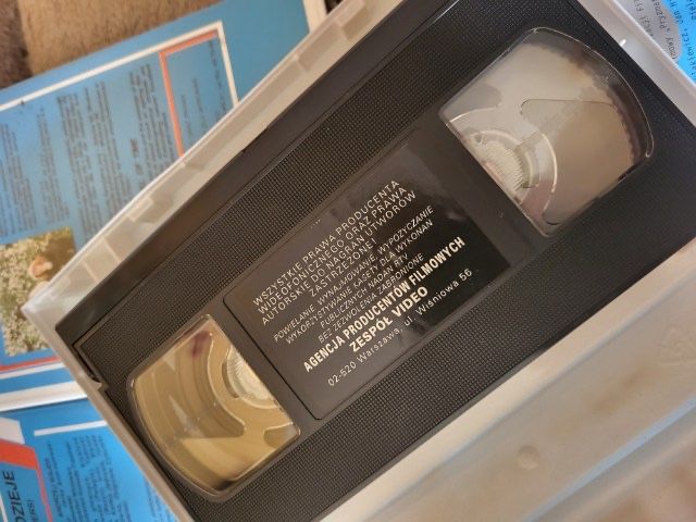 kaseta video VHS Czarodzieje Pociąg Nóż w wodzie Wniebowzięci