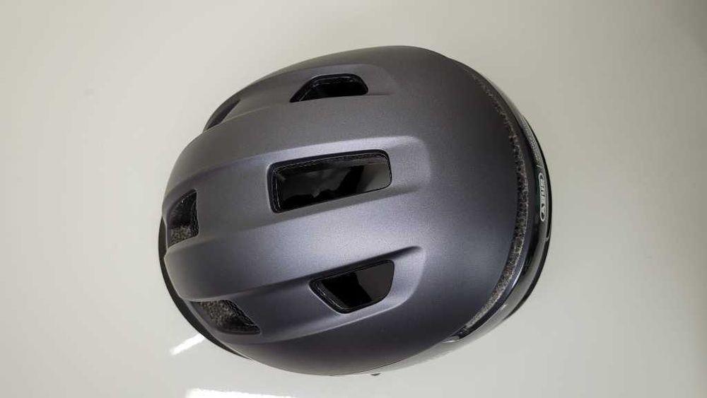 Kask rowerowy Abus Purl-y ACE LED Titan rozmiar L 57-61cm