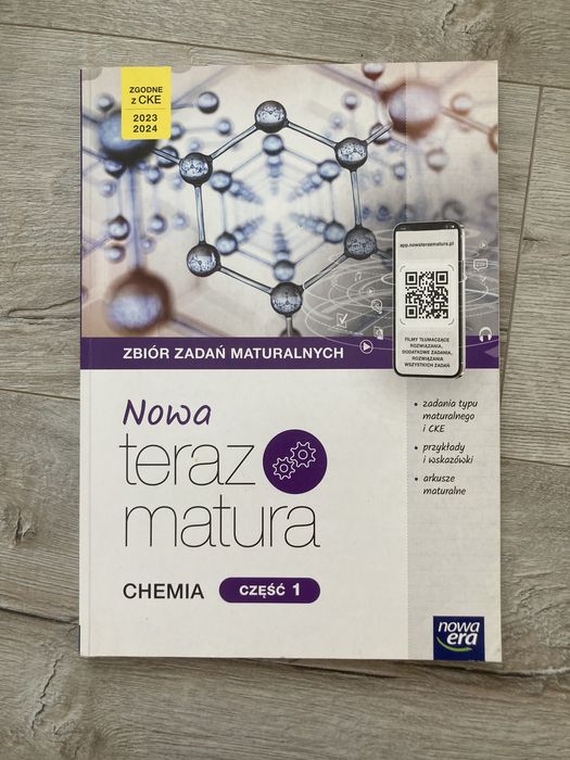 Nowa teraz Matura chemia część 1 i 2 Zakres rozszerzony Nowa Era
