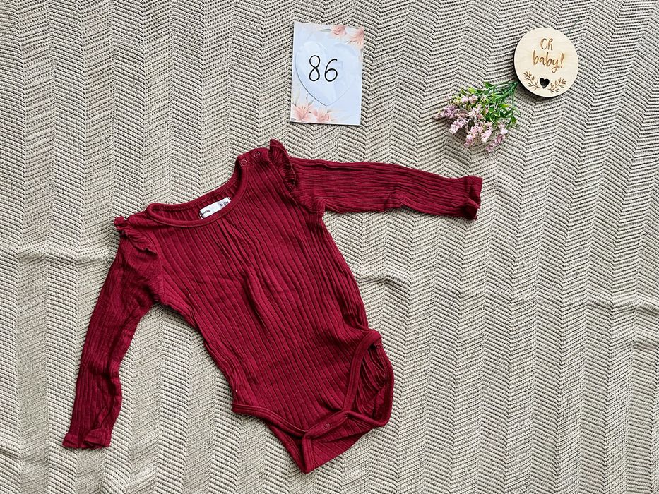 Wyprzedaż bordowe prążkowane body sinaay 86