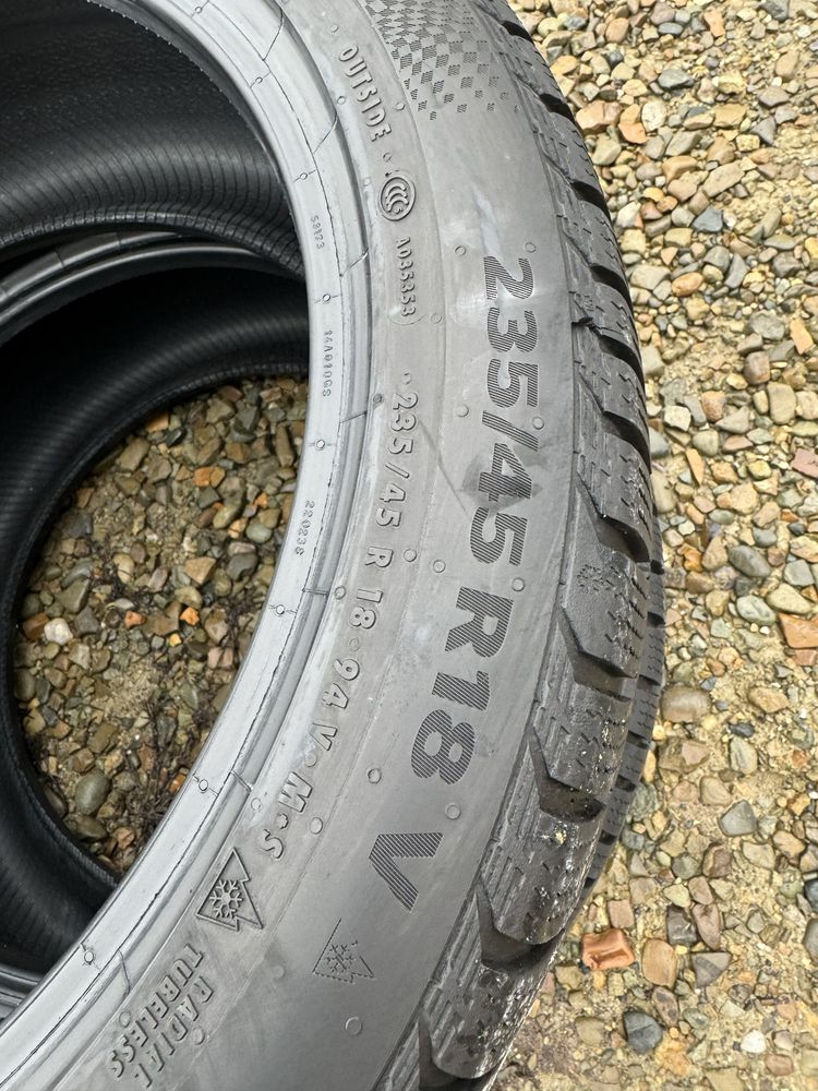 Opony 235/45R18 zima. Continental. Idealne ! WYSYŁAMY!