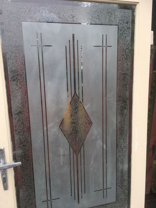 Drzwi z szybami bardzo stare