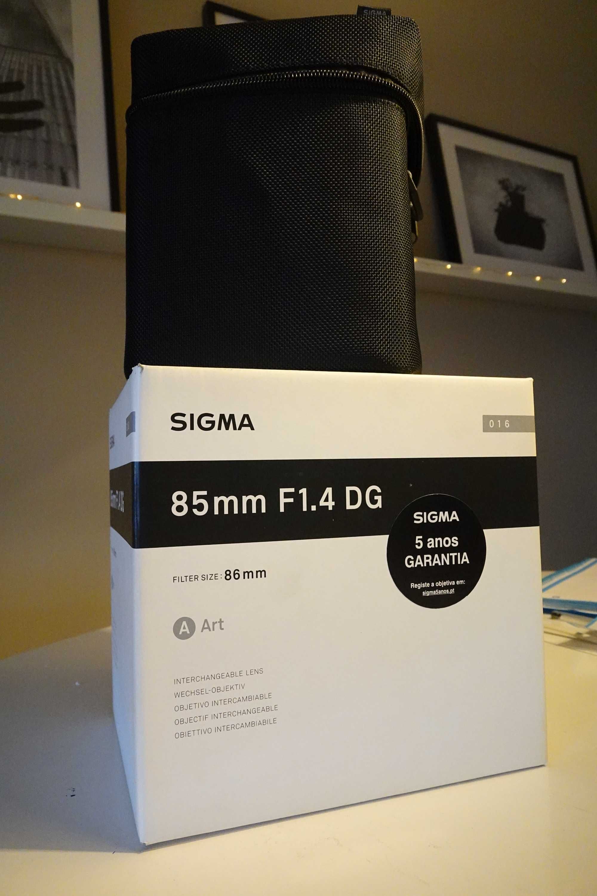 Sigma Art 1.4 85mm  para (Canon)