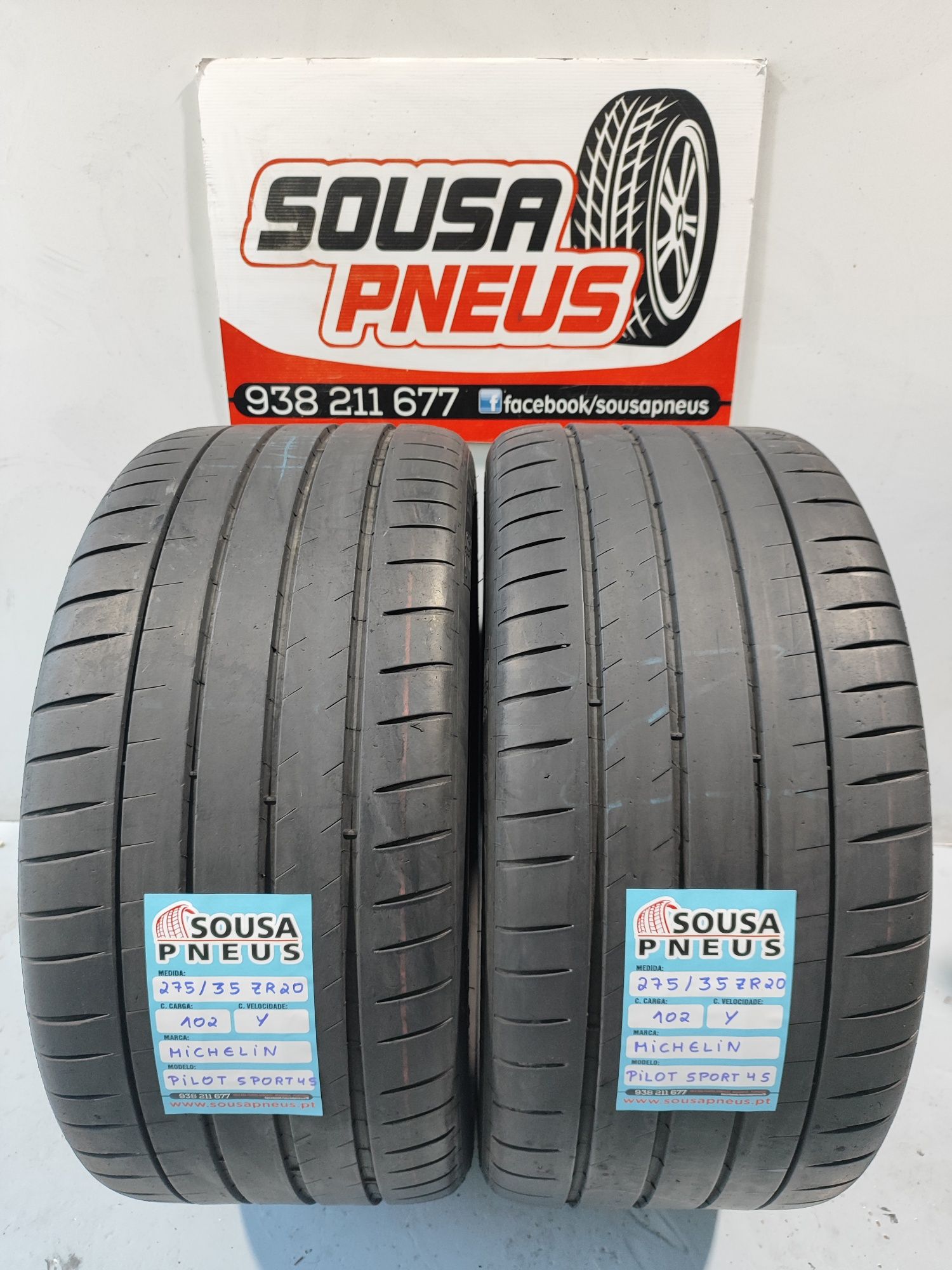 2 pneus semi novos 275-35R20 Michelin - Oferta dos portes