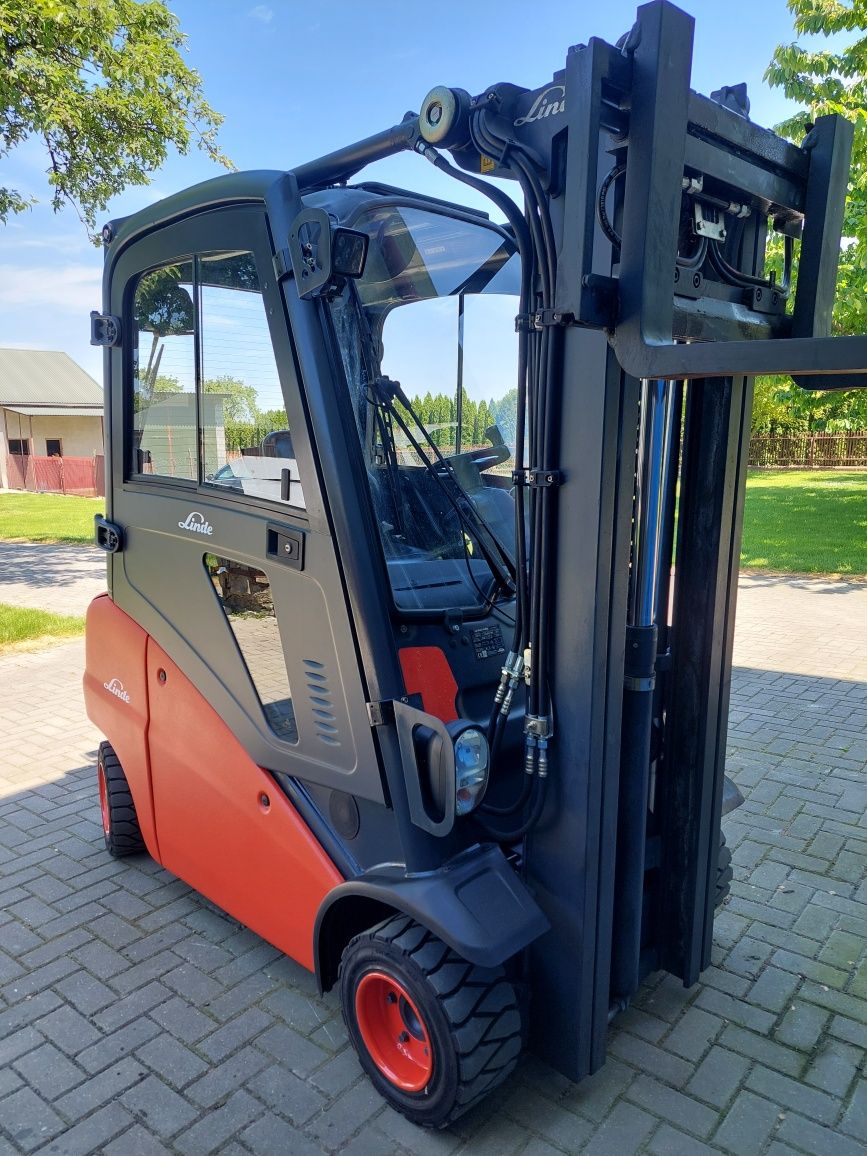 Linde H20 Triplex przesuw wolny skok+4 sekcja wózek widłowy widlak