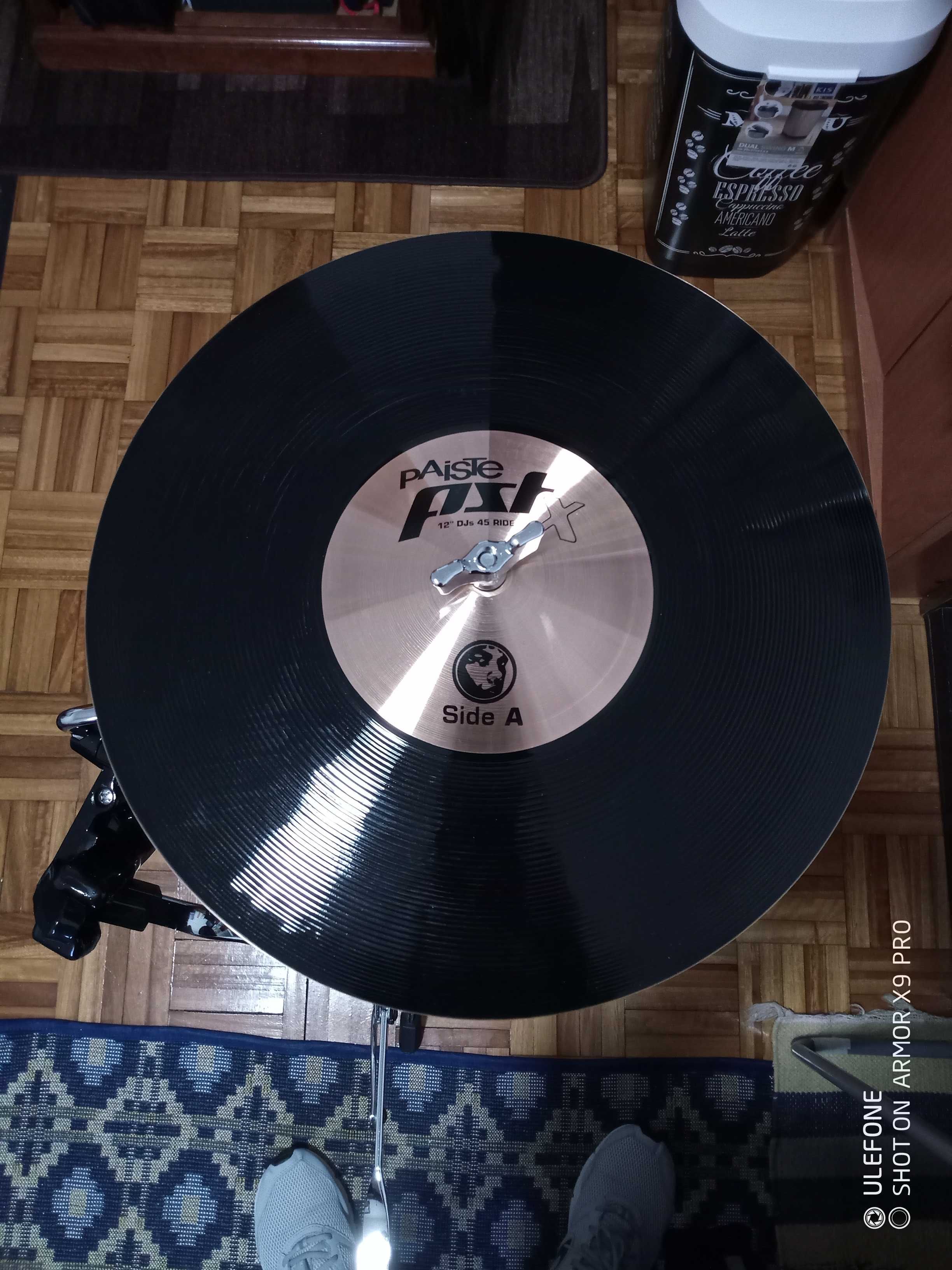 Prato Paiste PSTX 12" DJs 45 Ride Novo