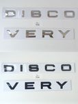 Legendas Disco Very cromado ou preto brilhante