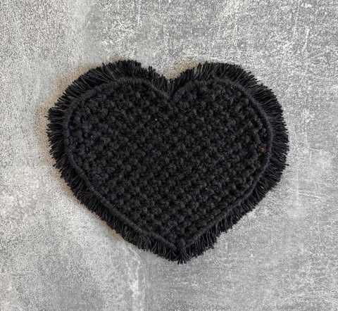 Podkładka pod kubek Prezent Serce Heart Makrama boho
