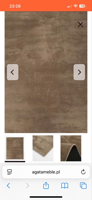 Dywan Agata aida taupe 160x 230 oliwkowy khaki meble nowy z metką