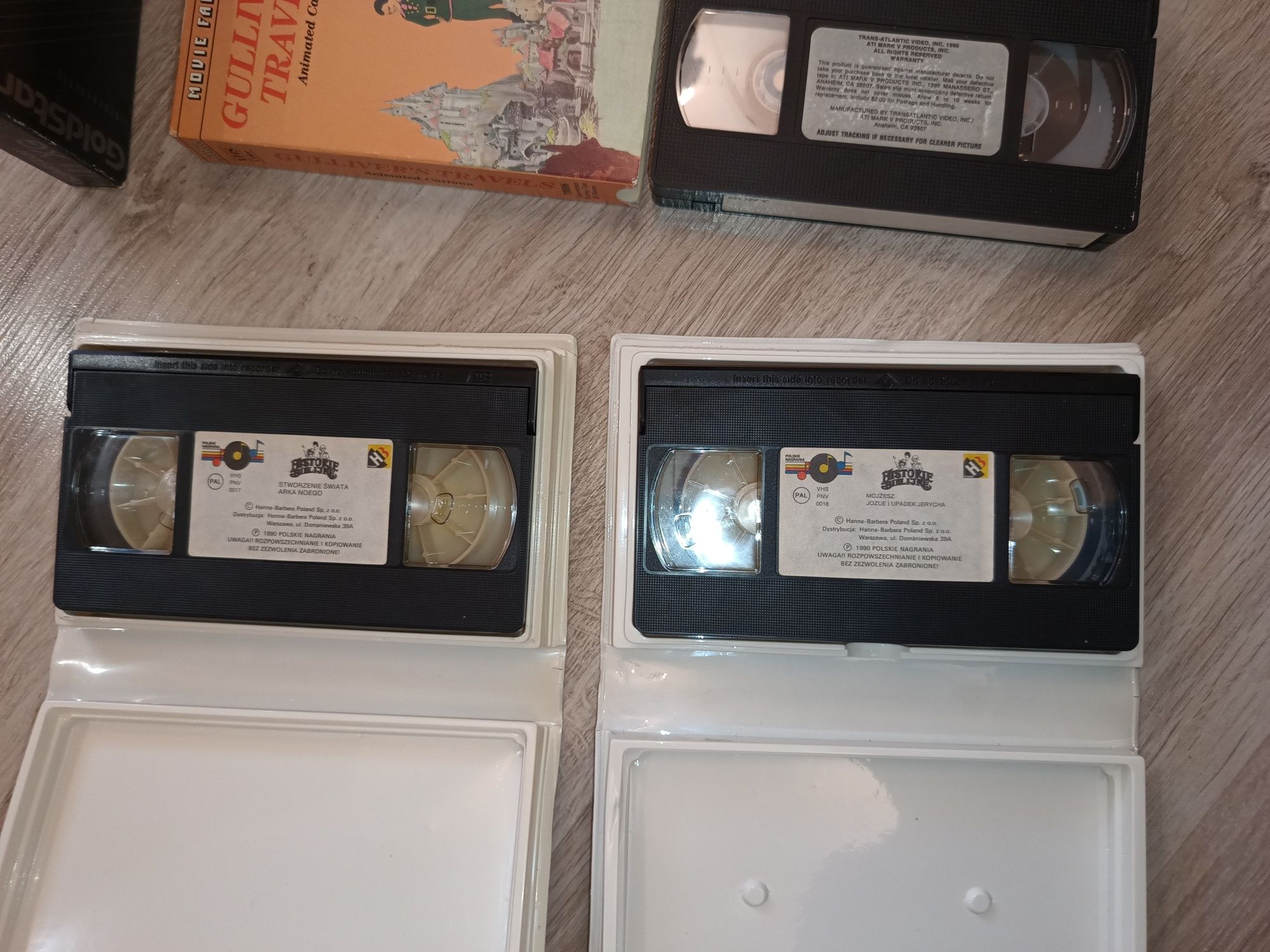 Kasety VHS bajki i filmy