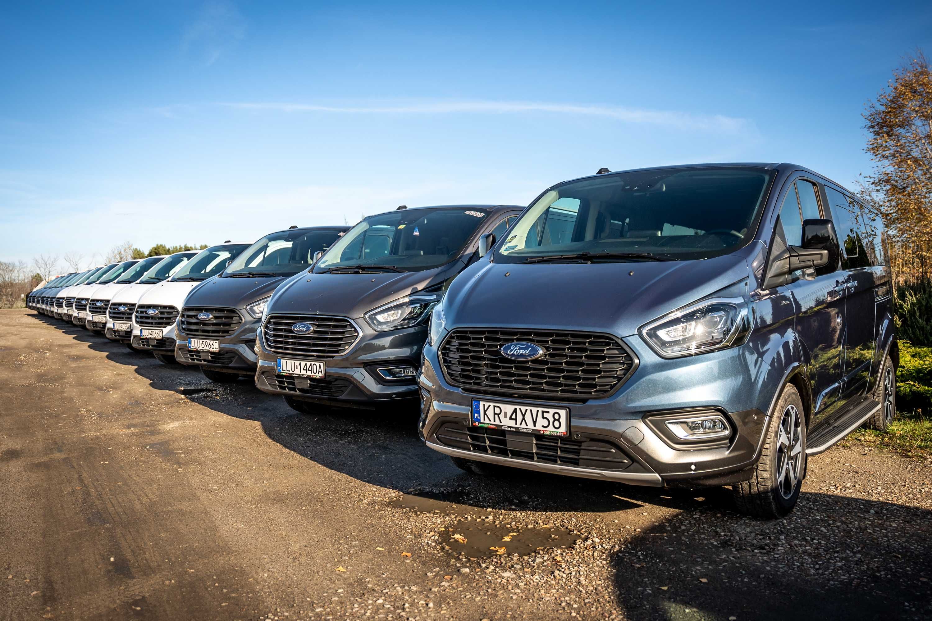 Bus 9-osobowy Wynajem do Wynajęcia Ford Transit Custom